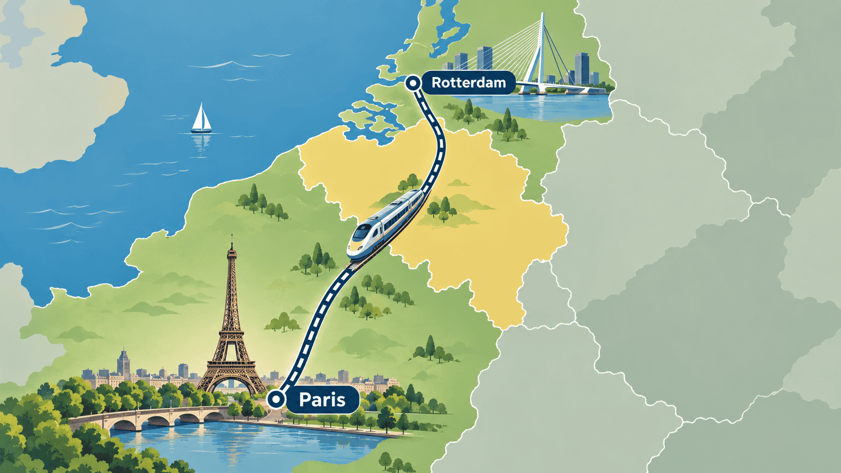 GoVolta launches a daily direct Rotterdam to Paris train on 14 December 2026, with a planned journey under six hours and fares from €19.